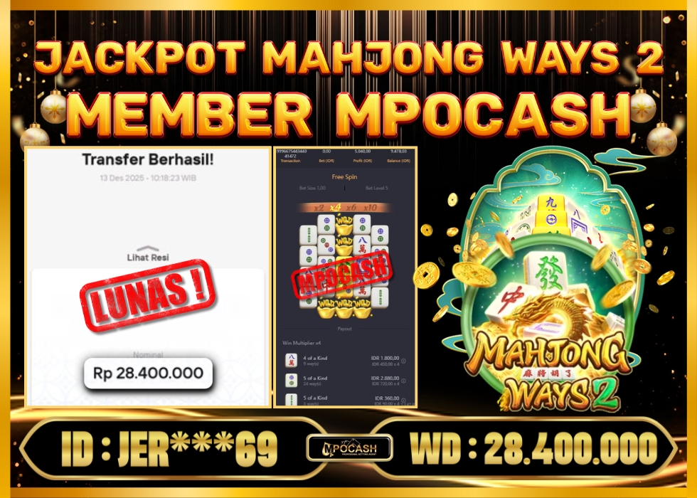MPOCASH JACKPOT MAHJONG WAYS 2
